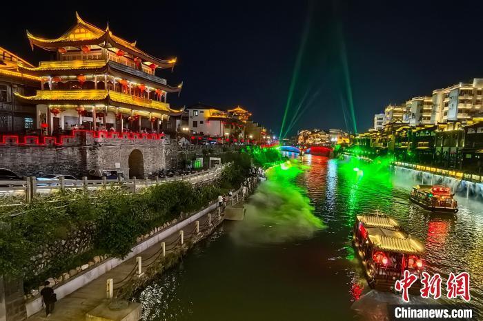 A scenic view of Longyan Tingzhou Chengqiang