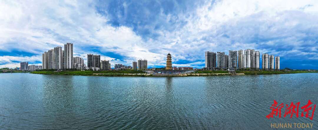 A scenic view of Loudi Xinhua Beita