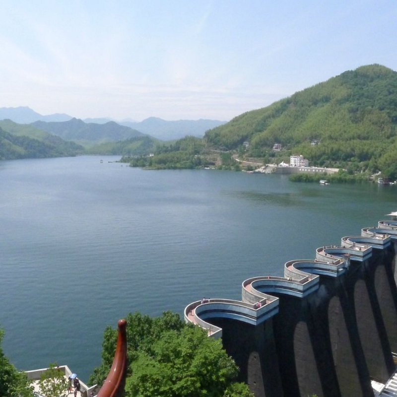 A scenic view of Luan Foziling Shuiku Liangongba