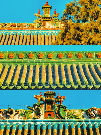 A scenic view of Luliang Baicaopo Longtian Tudi Temple