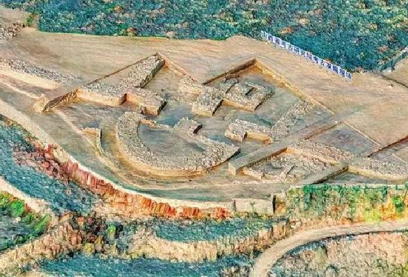A scenic view of Luliang Bicun Site