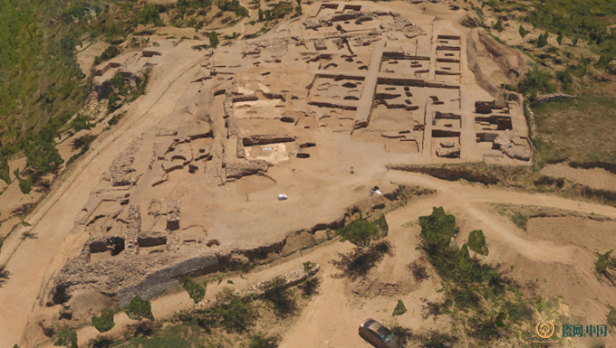 A scenic view of Luliang Bicun Site