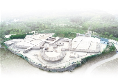 A scenic view of Luliang Bicun Site