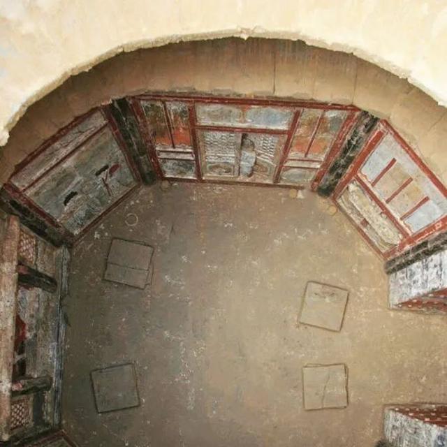 A scenic view of Luliang Donglongguan Tomb Group