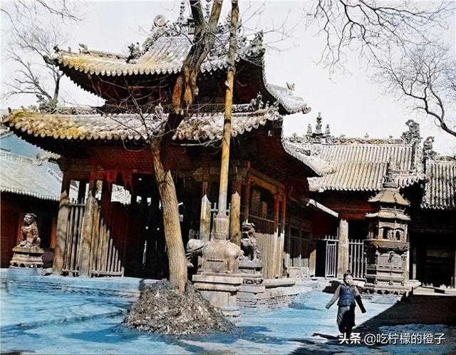 A scenic view of Luliang Fenyang Guandi Temple