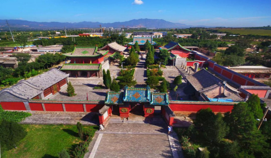 A scenic view of Luliang Fenyang Guandi Temple