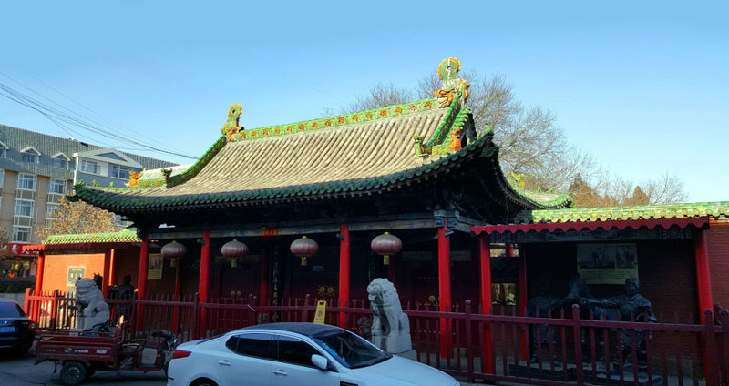 A scenic view of Luliang Fenyang Guandi Temple
