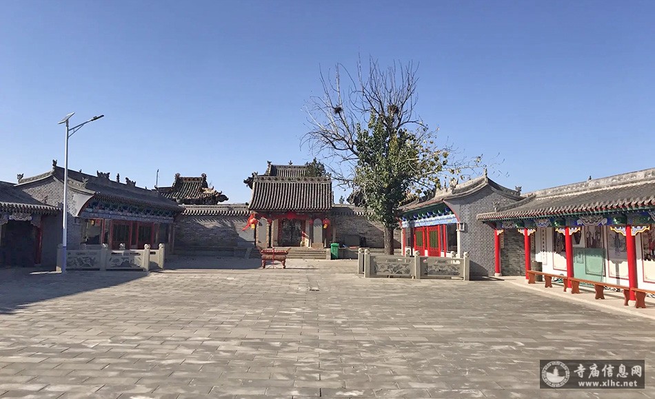 A scenic view of Luliang Houtu Shengmu Temple