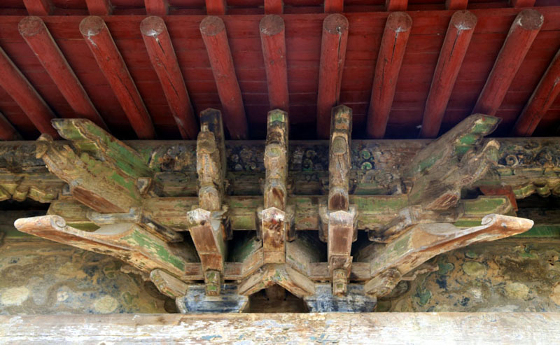 A scenic view of Luliang Houtu Shengmu Temple