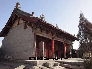A scenic view of Luliang Houtu Shengmu Temple
