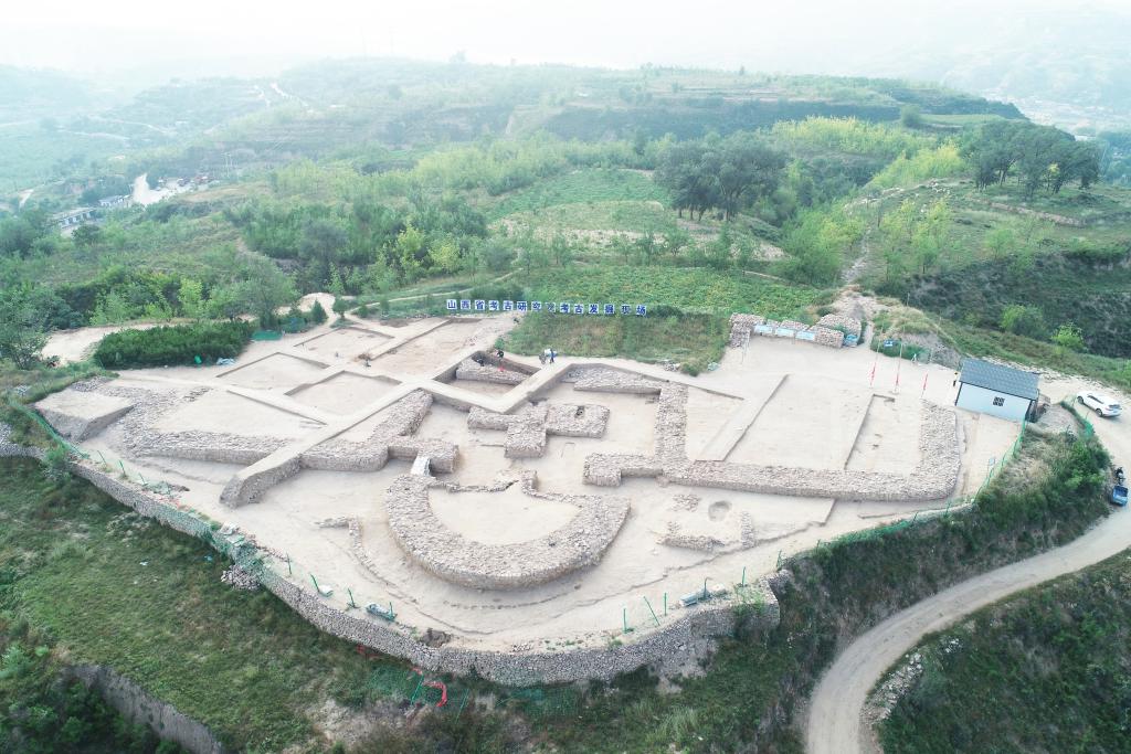 A scenic view of Luliang Linxian Central Rear Committee Site