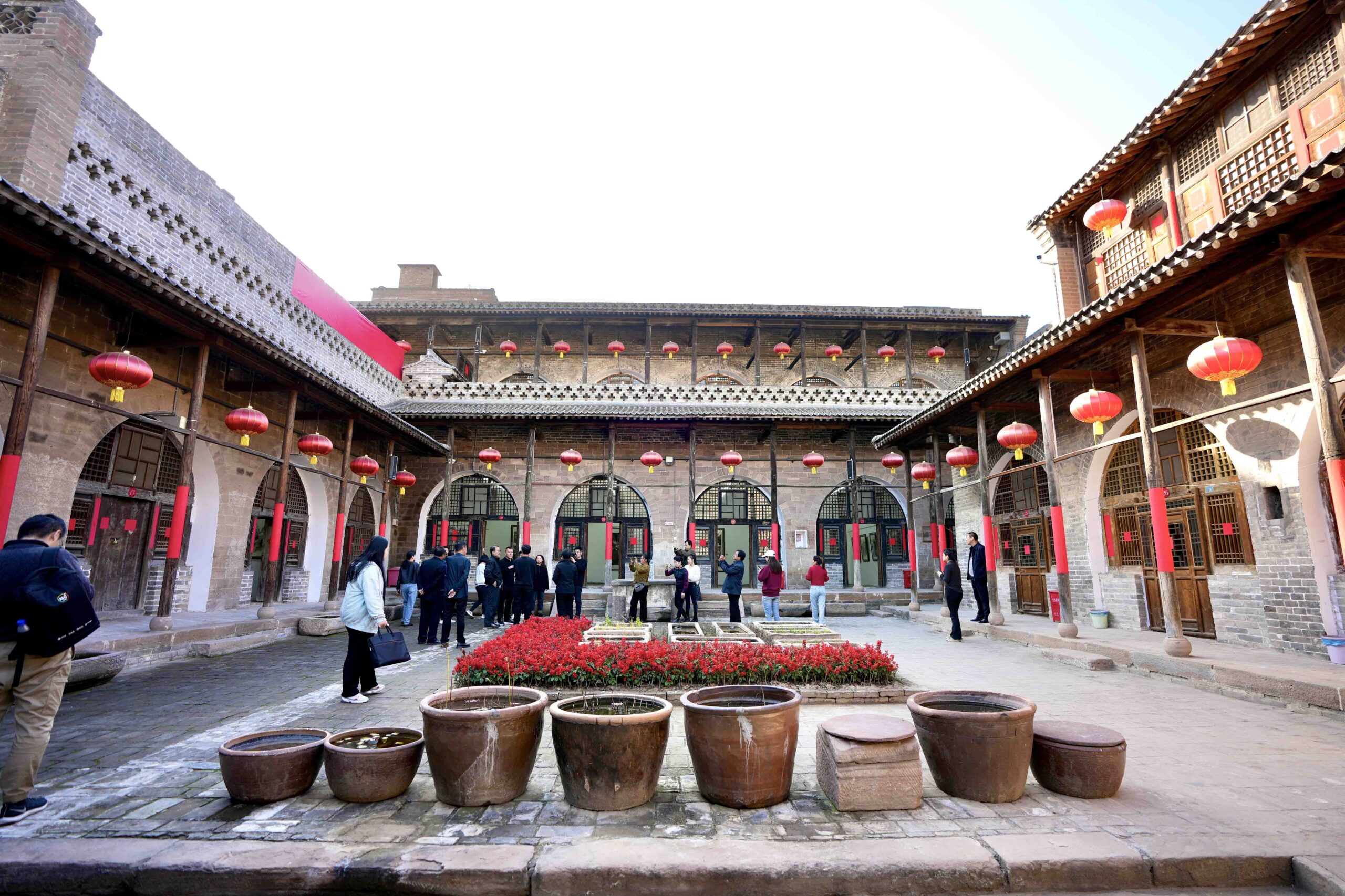 A scenic view of Luliang Linxian Central Rear Committee Site