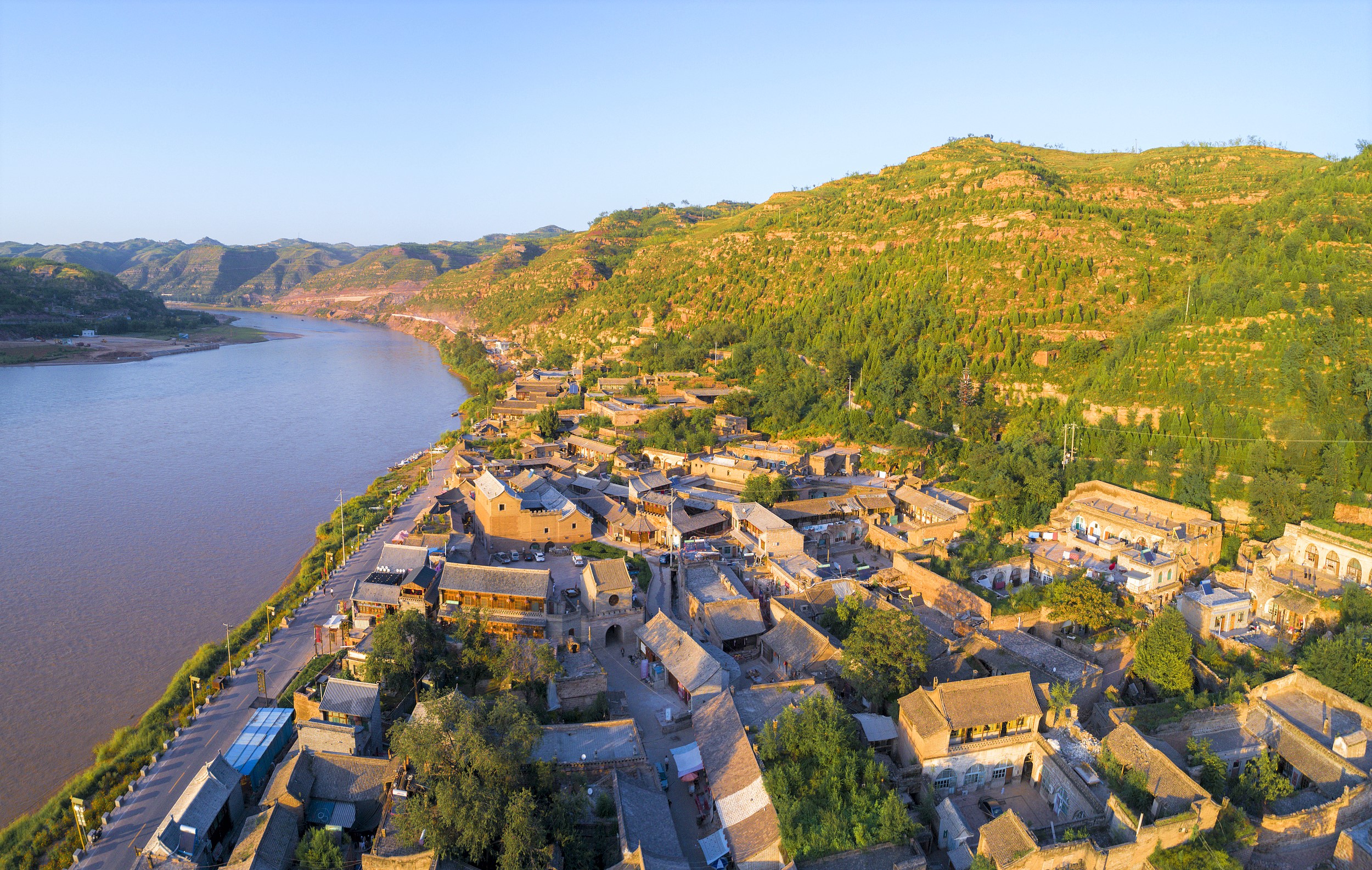 A scenic view of Luliang Mamaozhuang Tomb Group