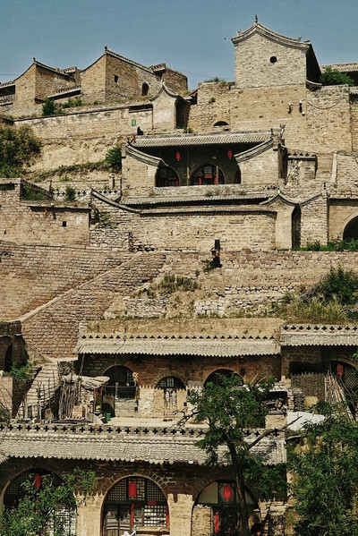 A scenic view of Luliang Nancun City Site