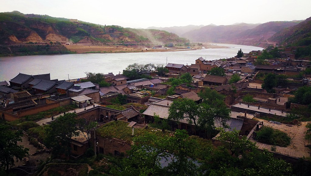 A scenic view of Luliang Qikou Ancient Buildings