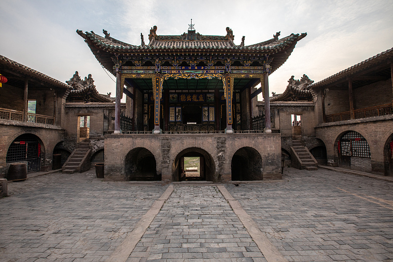 A scenic view of Luliang Qikou Ancient Buildings
