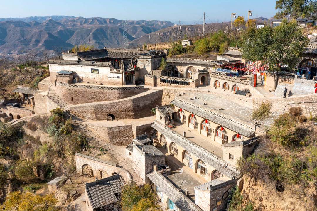 A scenic view of Luliang Qikou Ancient Buildings