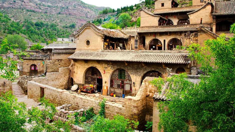 A scenic view of Luliang Qikou Ancient Buildings