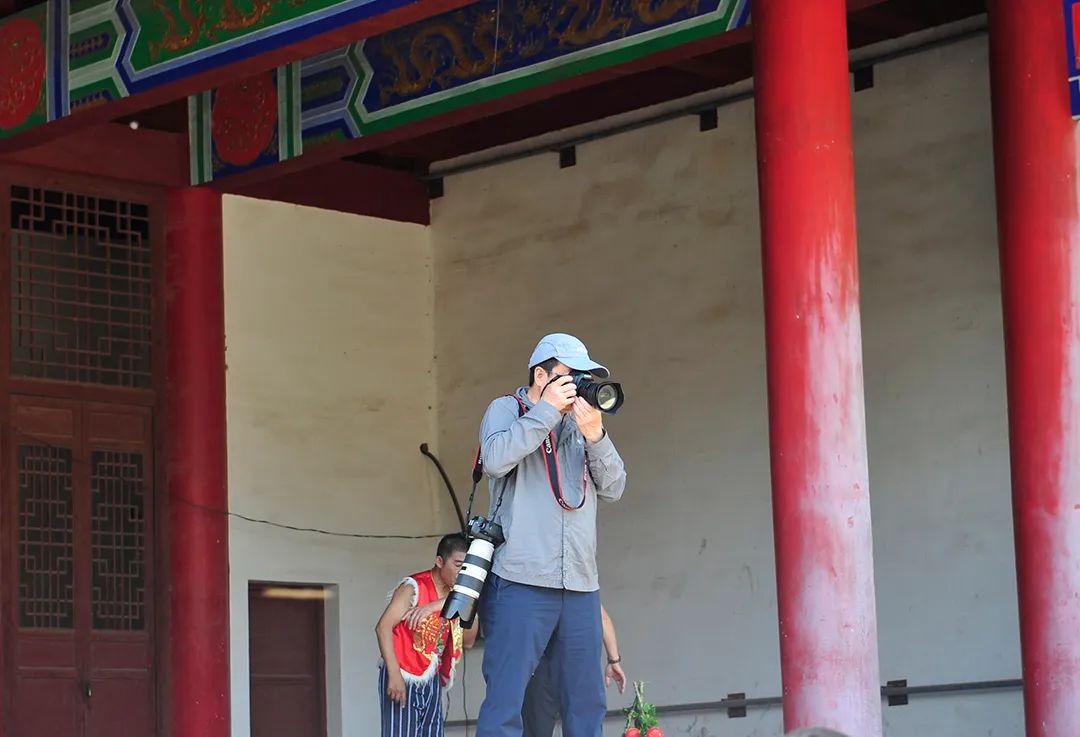 A scenic view of Luliang Shangxian Fanan Temple Pagoda