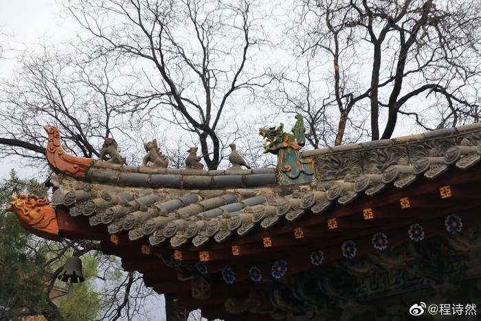 A scenic view of Luliang Shanqing Temple