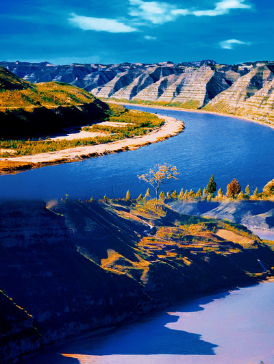 A scenic view of Luliang Tianzhen Guan
