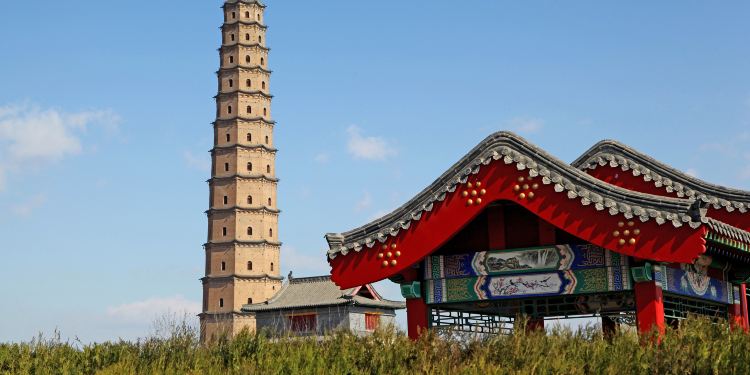 A scenic view of Luliang Xiaoyi Cisheng Temple