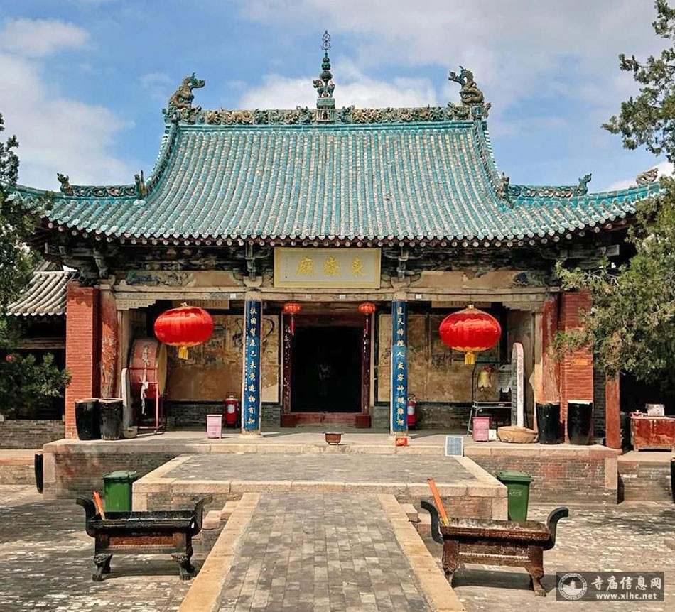 A scenic view of Luliang Xingdongyuan Dongyue Temple