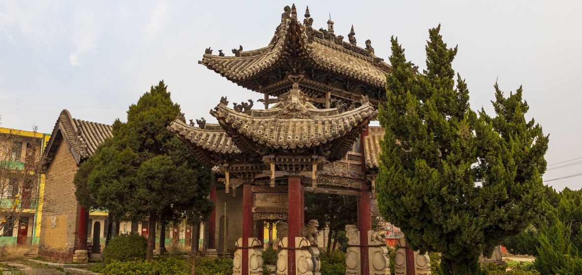 A scenic view of Luohe Agangisyizhi