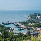 A scenic view of Luohe Wuyangbiansidadian