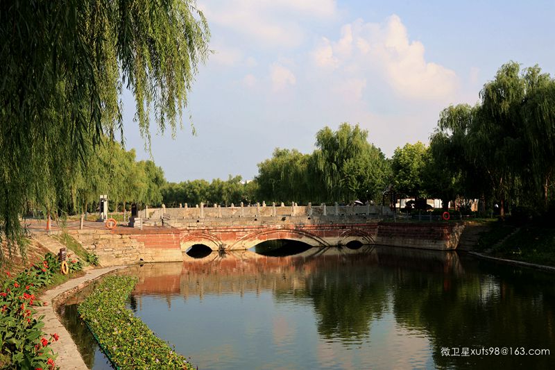 A scenic view of Luohe Xiaoshangqiao
