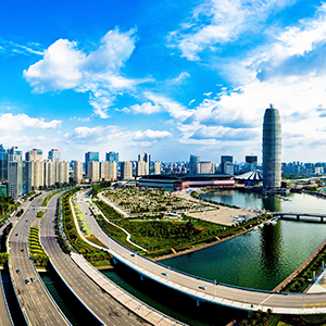 A scenic view of Luohe Xiaoshangqiao