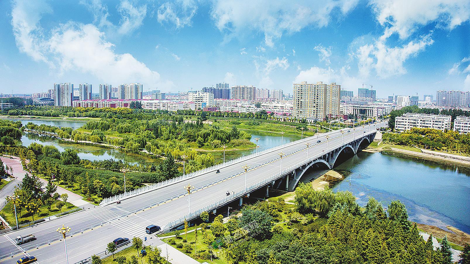 A scenic view of Luohe Xiaoshangqiao