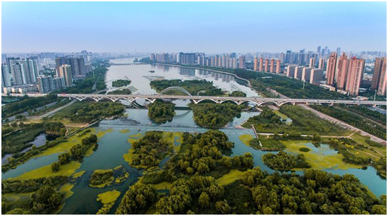 A scenic view of Luoyang Dayunhe Hanjiacang