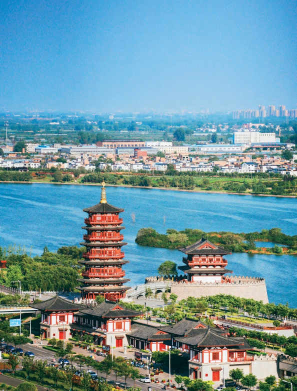 A scenic view of Luoyang Dayunhe Hanjiacang