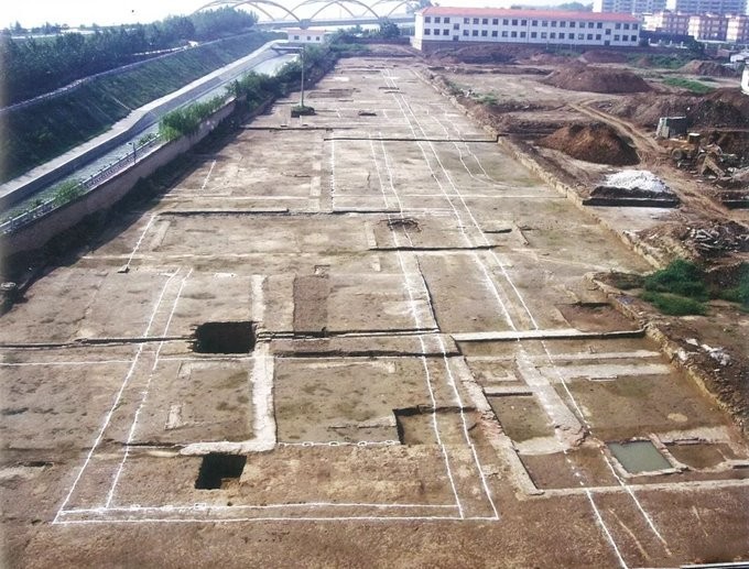 A scenic view of Luoyang Dongzhouwangcheng