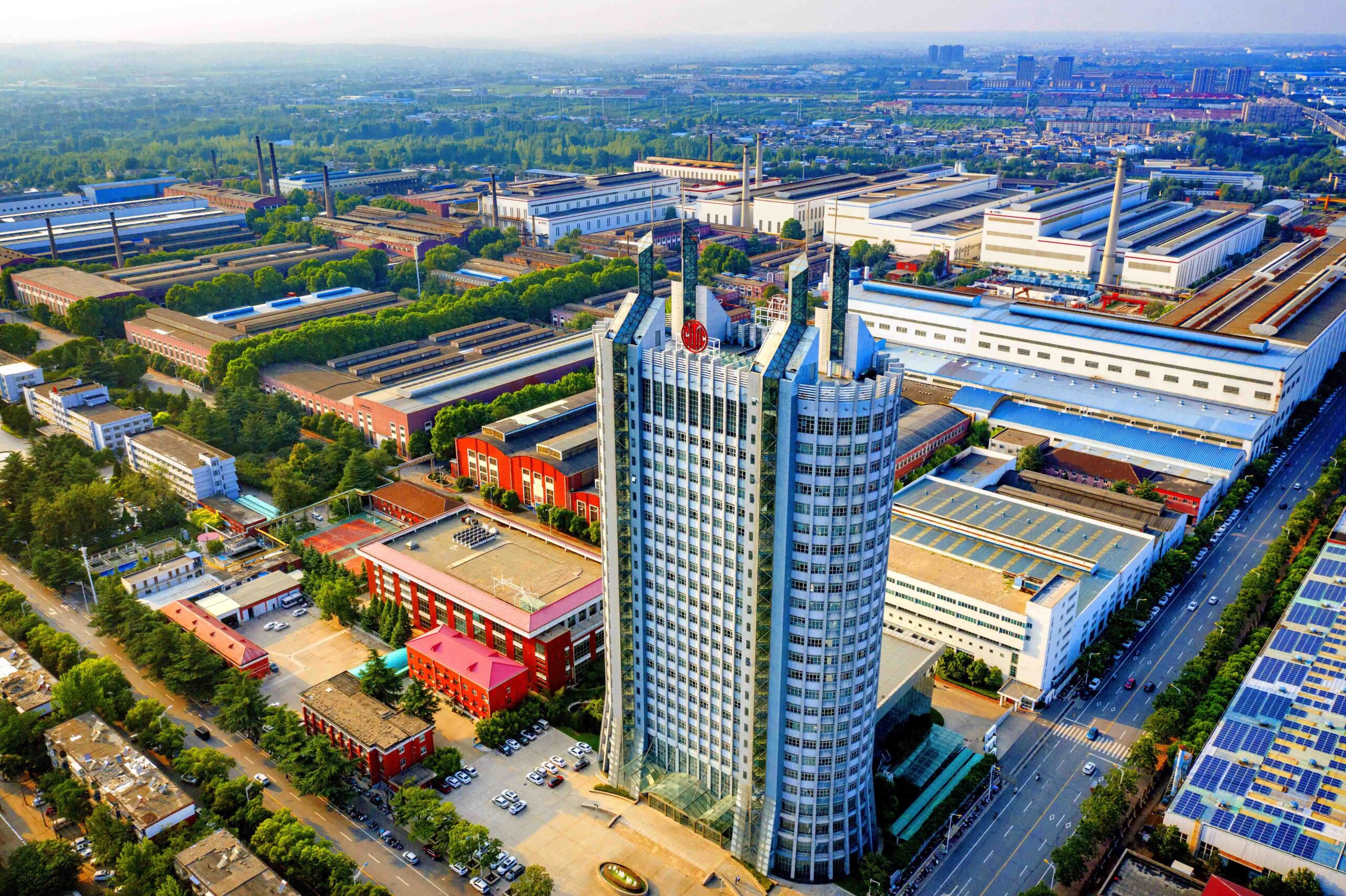 A scenic view of Luoyang Jianxisushijianzhuqun