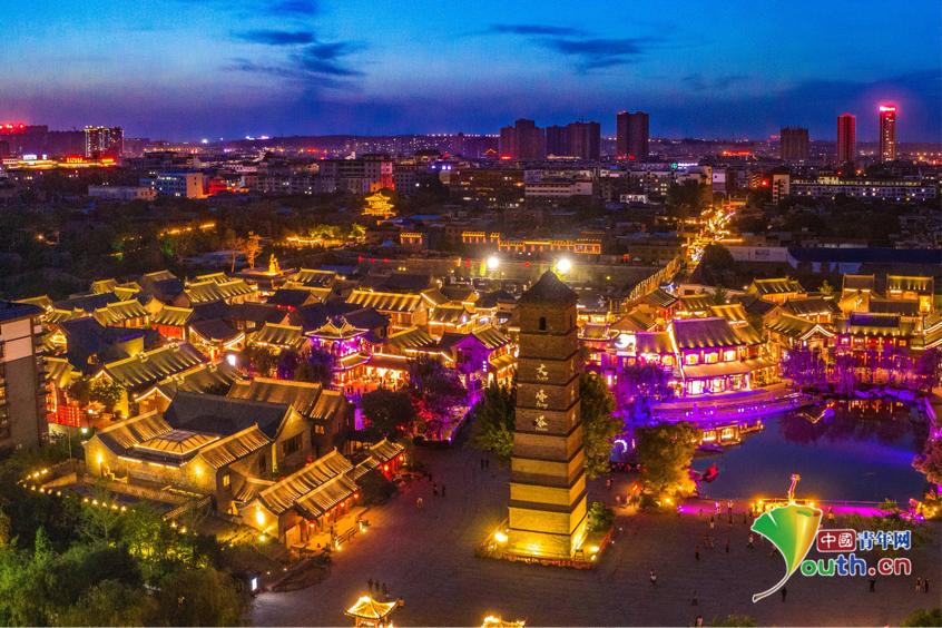 A scenic view of Luoyang Liuguogucheng