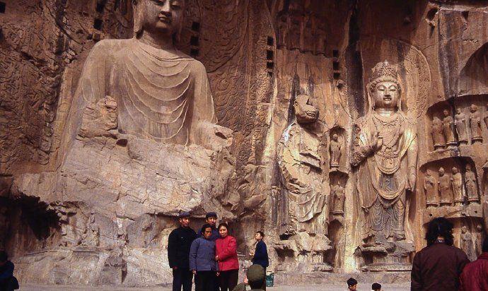 A scenic view of Luoyang Shuiquanshiku