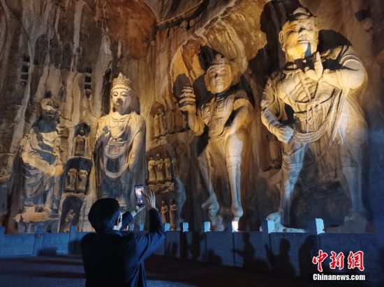 A scenic view of Luoyang Shuiquanshiku