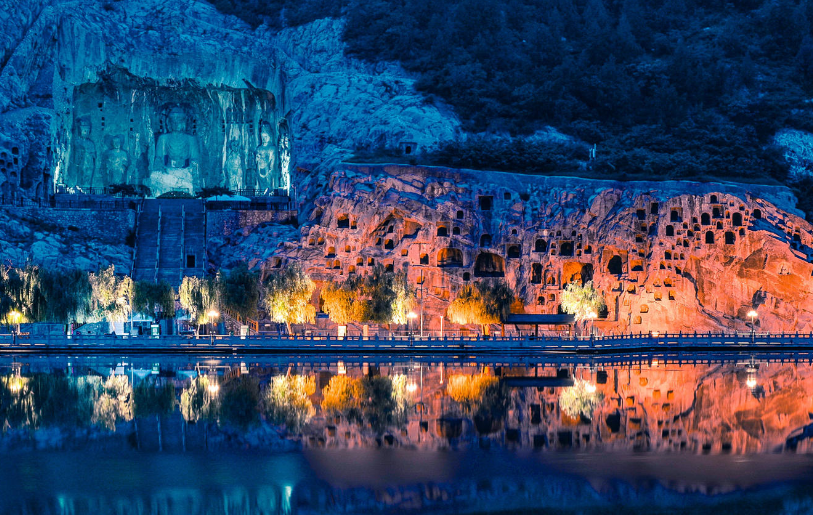 A scenic view of Luoyang Shuiquanshiku