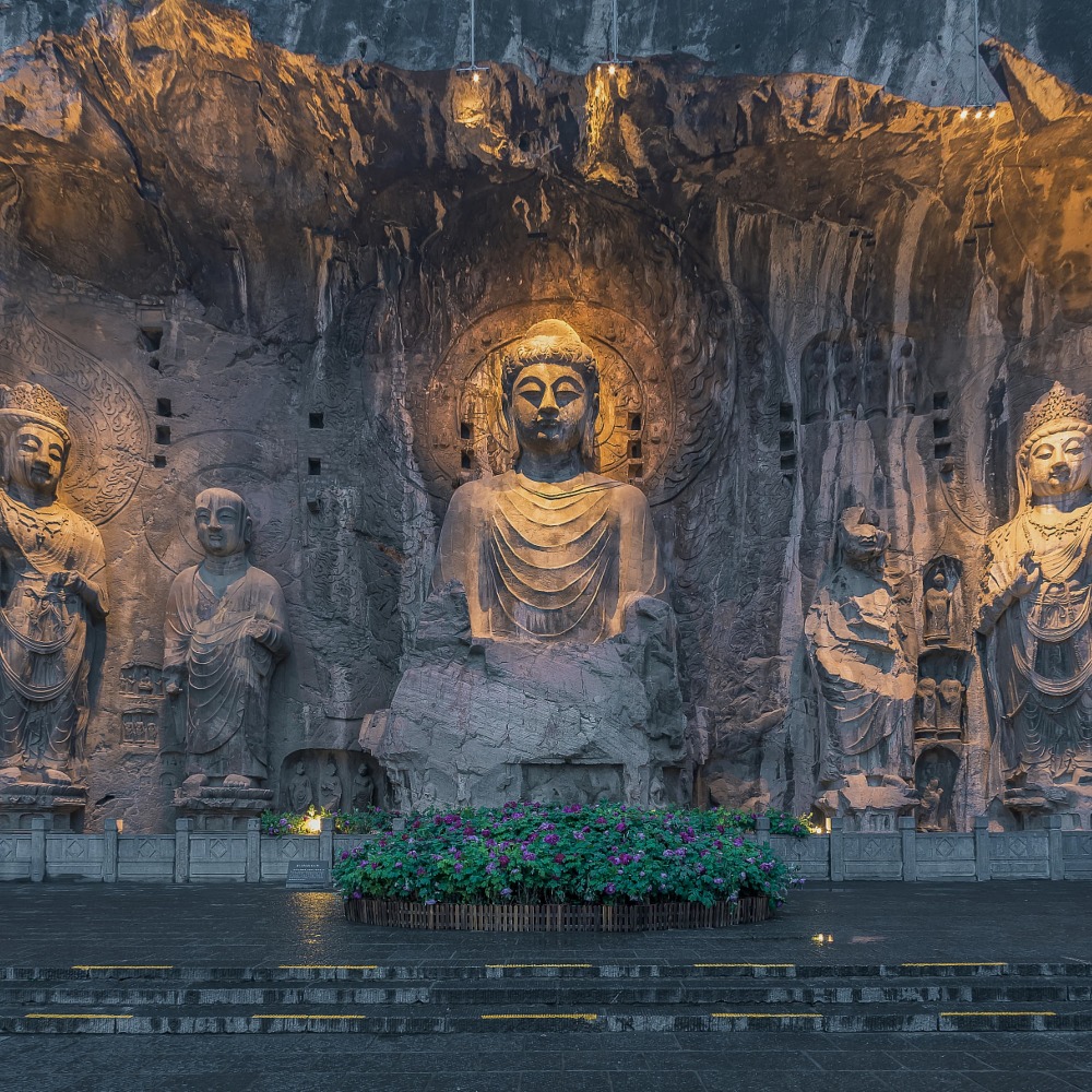 A scenic view of Luoyang Shuiquanshiku