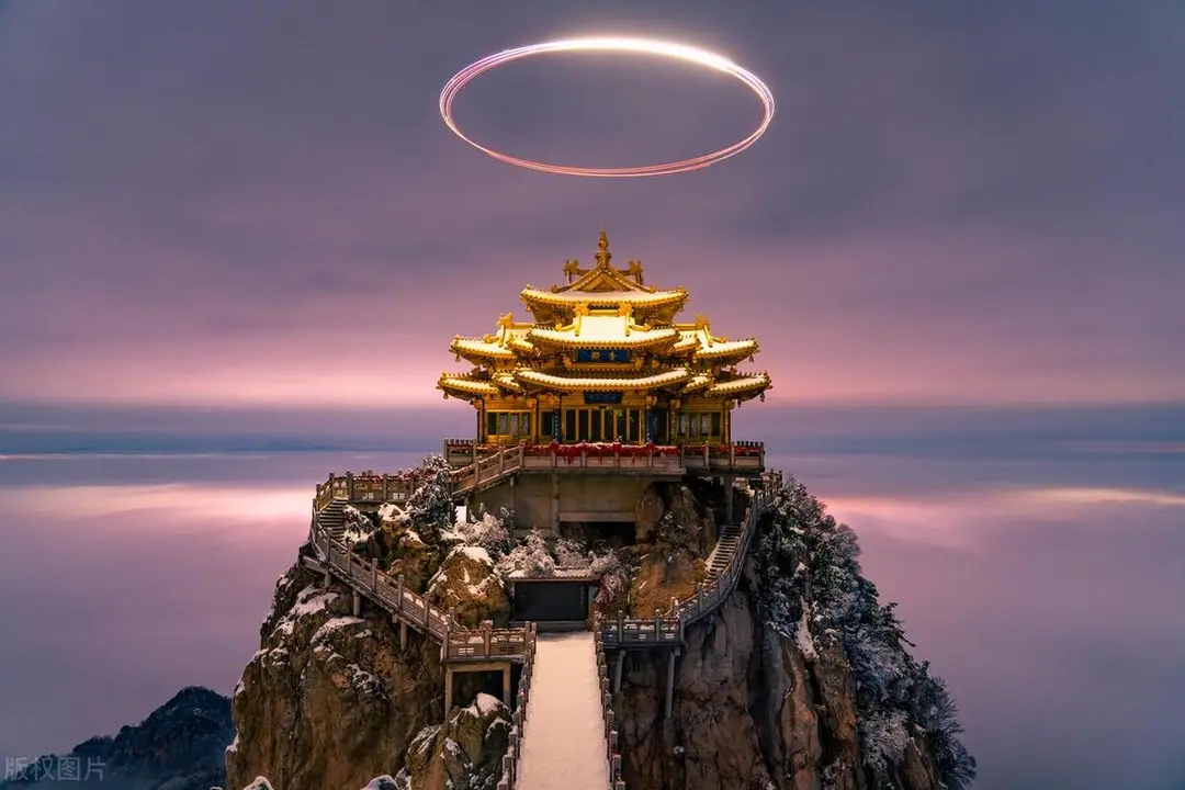 A scenic view of Luoyang Yanshijiulongmiao