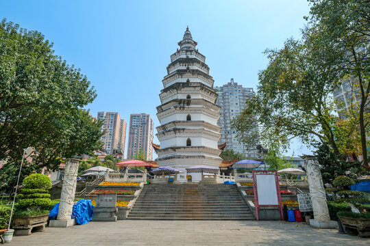 A scenic view of Luzhou Baoenta