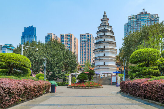 A scenic view of Luzhou Baoenta