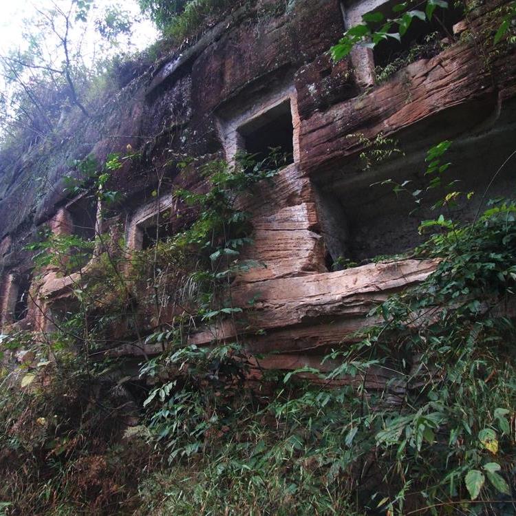 A scenic view of Luzhou Hejiang Yamuqun