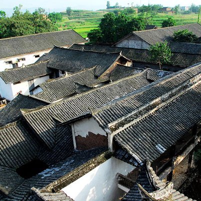 A scenic view of Luzhou Luxian Qushi Zhuangyuan