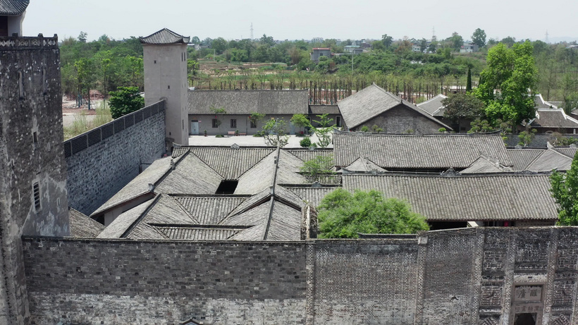A scenic view of Luzhou Luxian Qushi Zhuangyuan