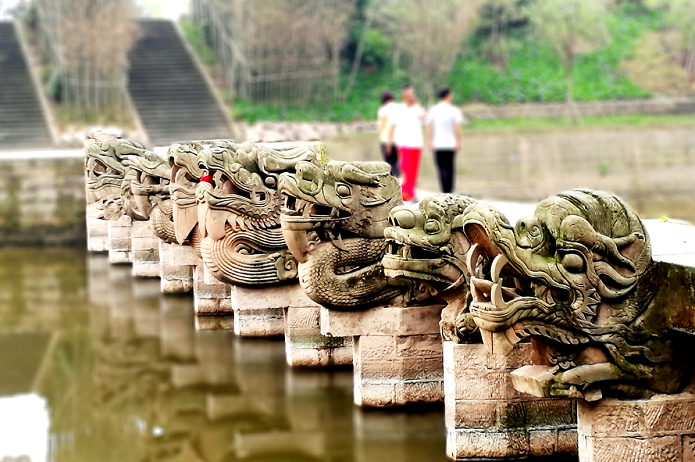 A scenic view of Luzhou Luxian Songmu