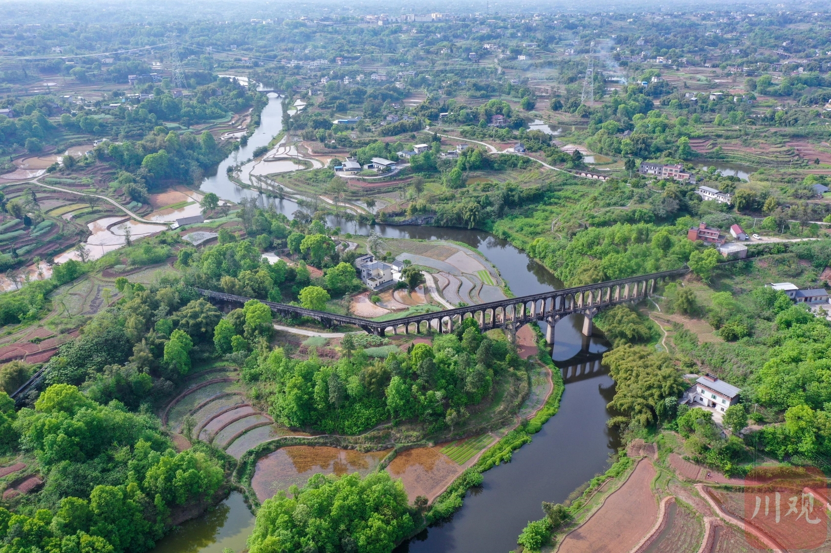 A scenic view of Luzhou Qifeng Ducao