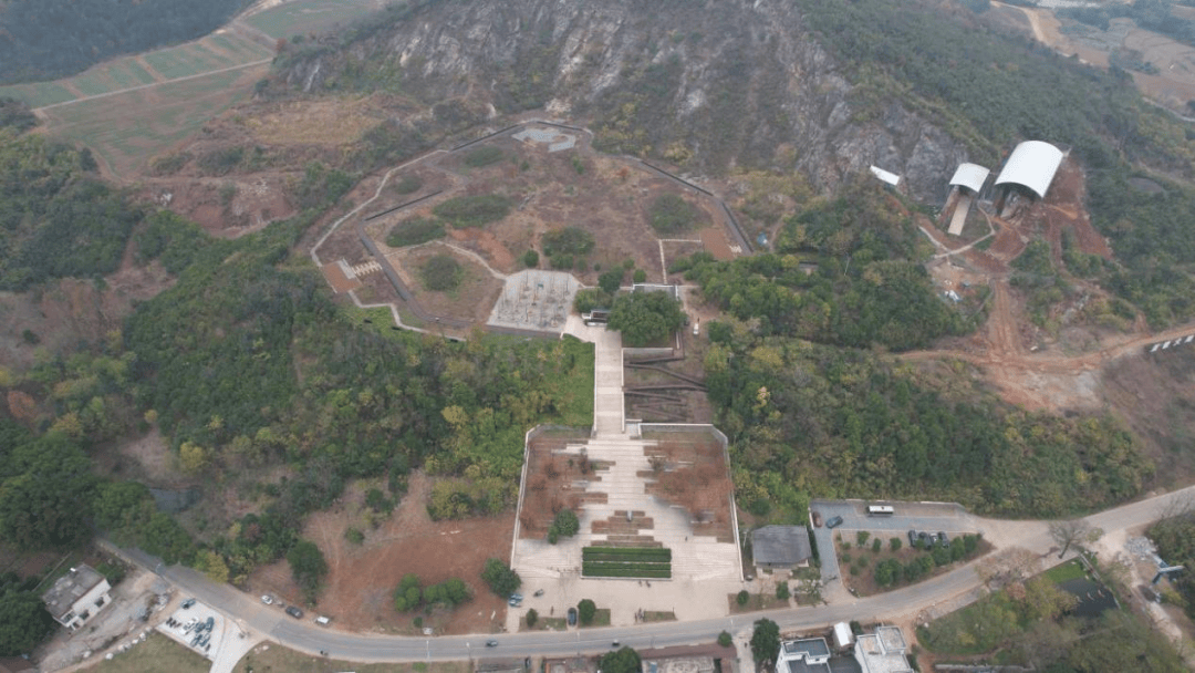 A scenic view of Maanshan Hexian Yuanren Yizhi